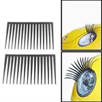 Eyelashes for the car (2 pieces) - Black